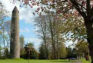 <b>Antrim Round Tower</b> was built around the 10th century and is one of the finest of its kind in Ireland. It is 28 metres tall and was built as part of a monastic settlement.
